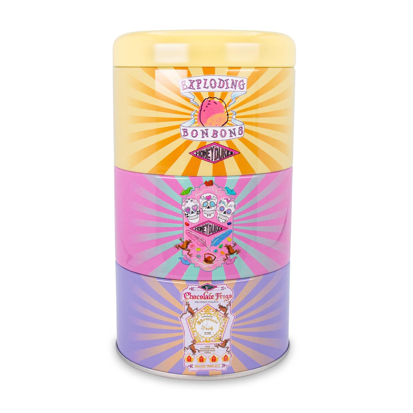 Harry Potter Honeydukes Stacking Tins of Scented Soy Wax Candles | Set of 3