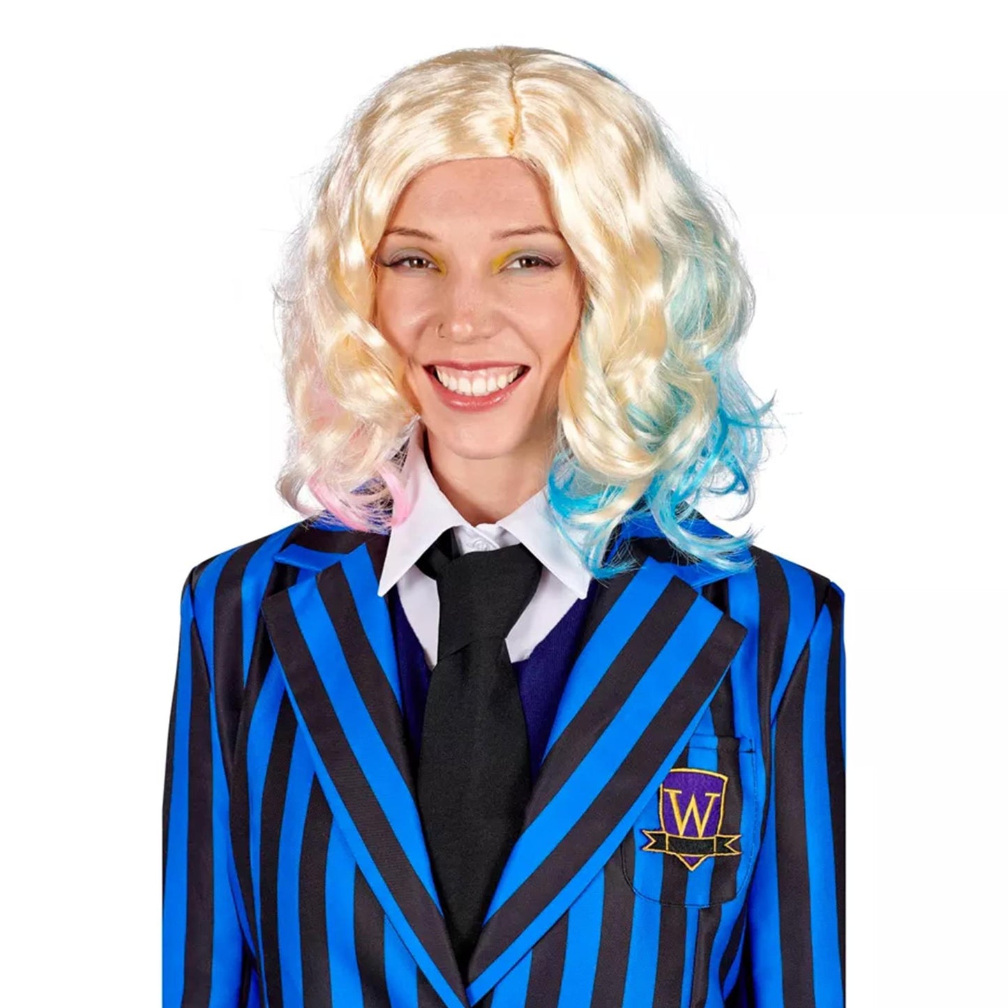 Gothic Girls Friend Blonde Adult Costume Wig