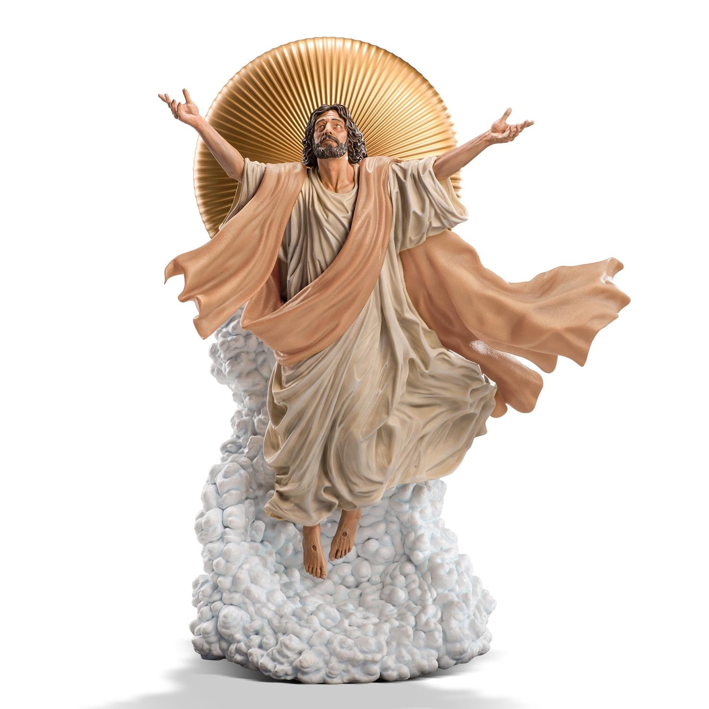 Ascension of Jesus Christ 11-Inch Premium Statue | 1:10 Scale Tan Robe Edition