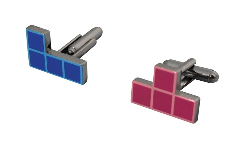 Tetris Cufflinks 2 Pack