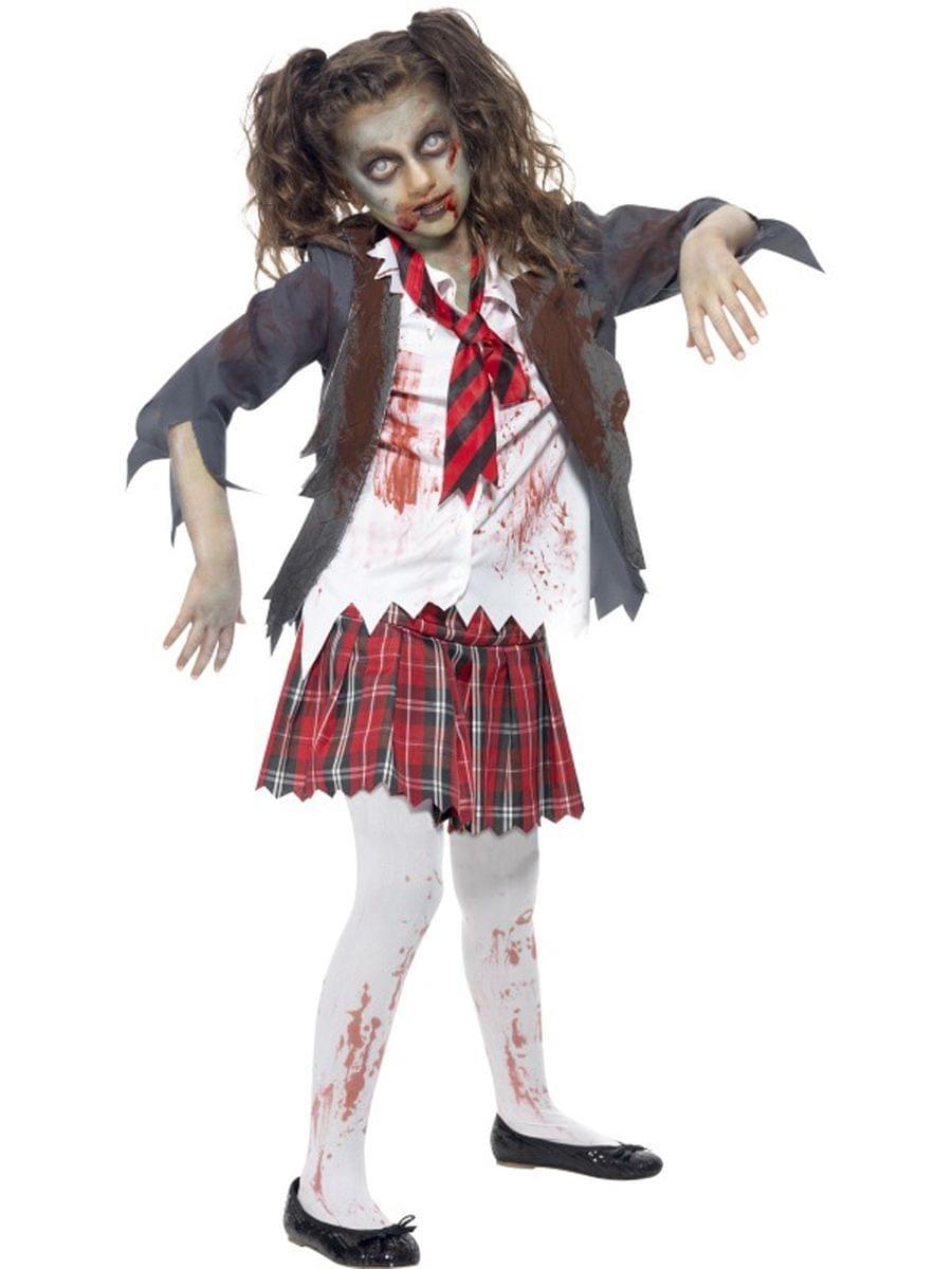 Zombie School Girl Adult Costume Medium