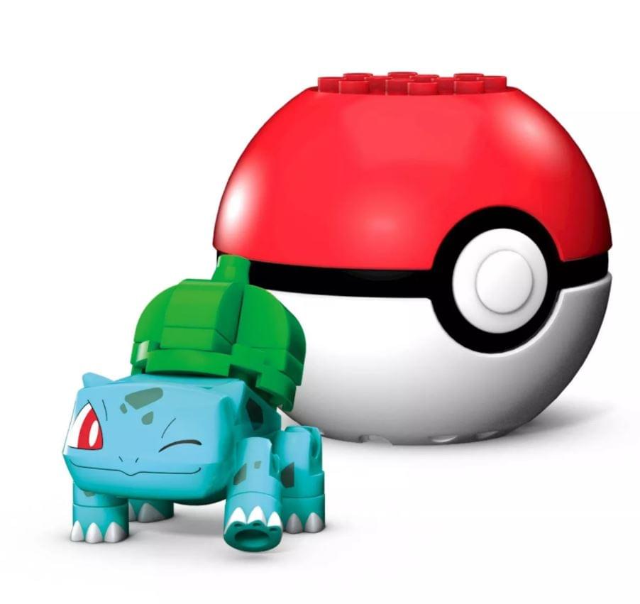 Pokemon Mega Construx Building Set | Bulbasaur w/ Poke Ball