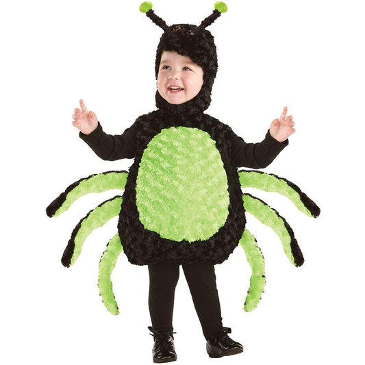 Belly Babies Black & Green Spider Costume Child Toddler 4T-6T