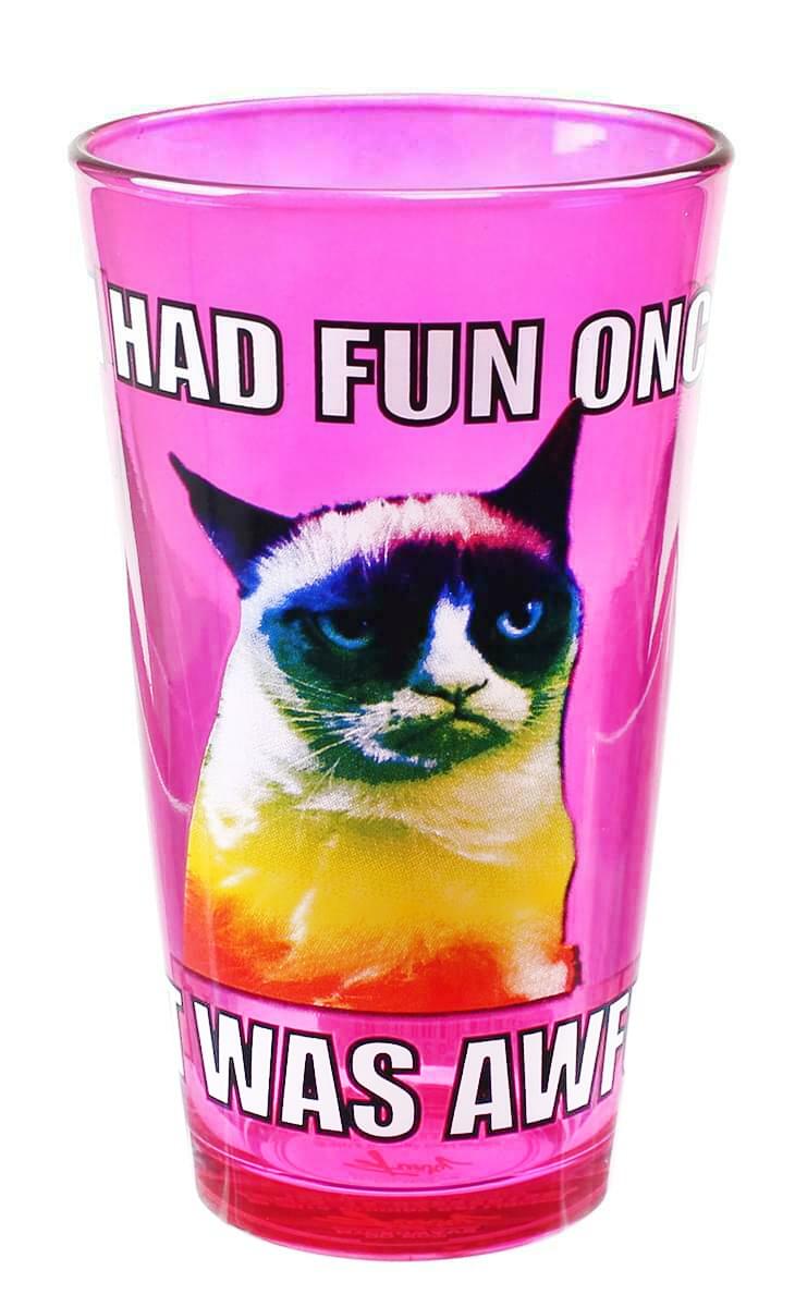 Grumpy Cat Fun 16oz Pint Glass