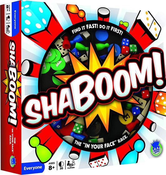 ShaBoom! The In-Your-Face Race Game | For 2+ Players