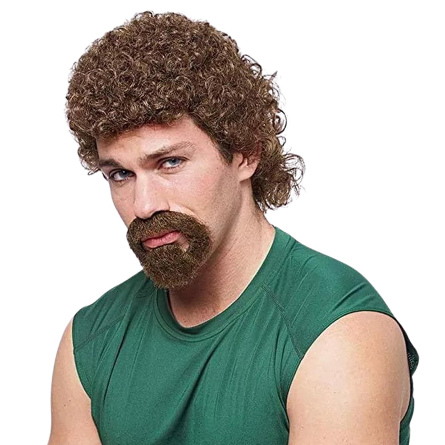 Kenny Men's Costume Wig with Beard - Brown