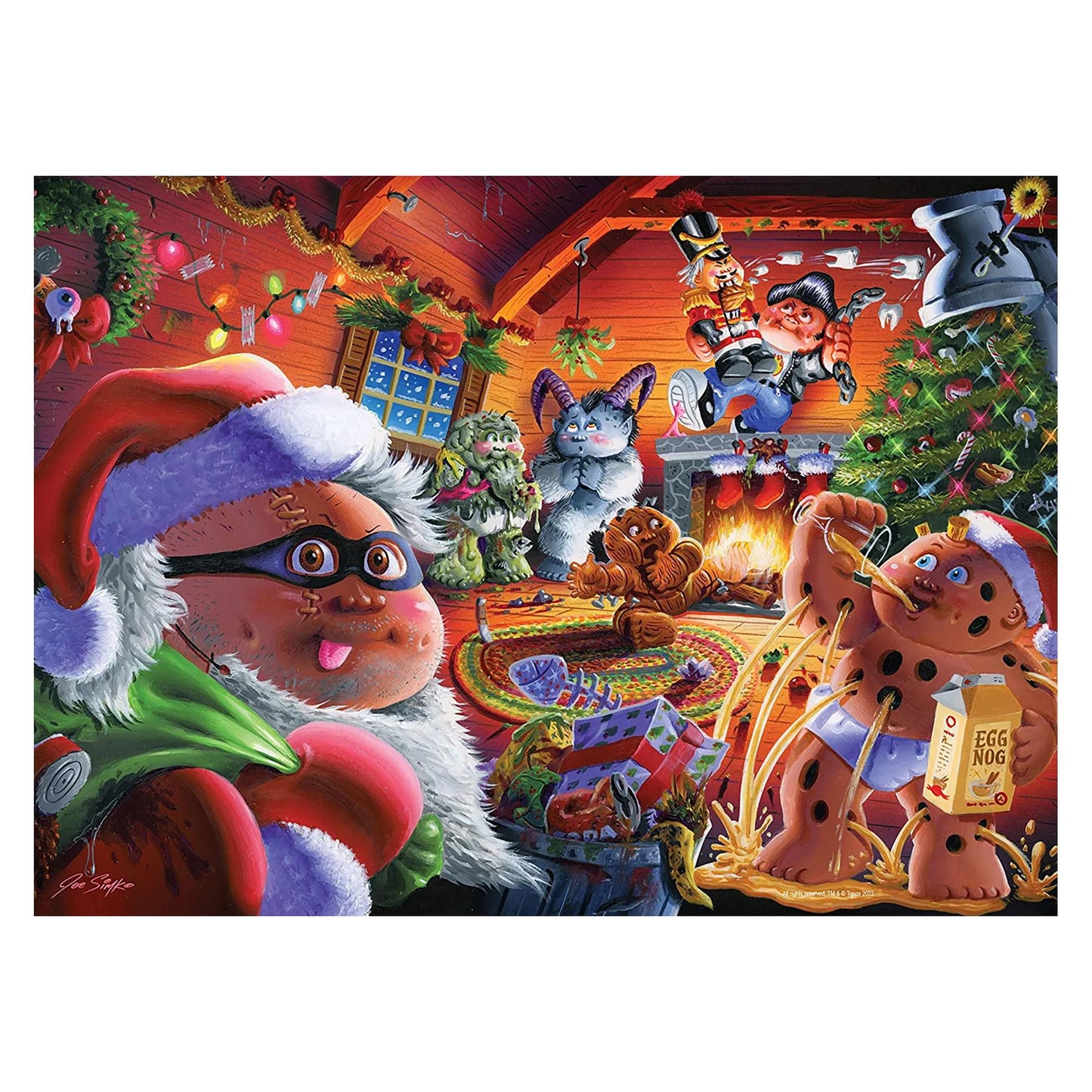 Garbage Pail Kids Wreck The Halls 1000 Piece Jigsaw Puzzle