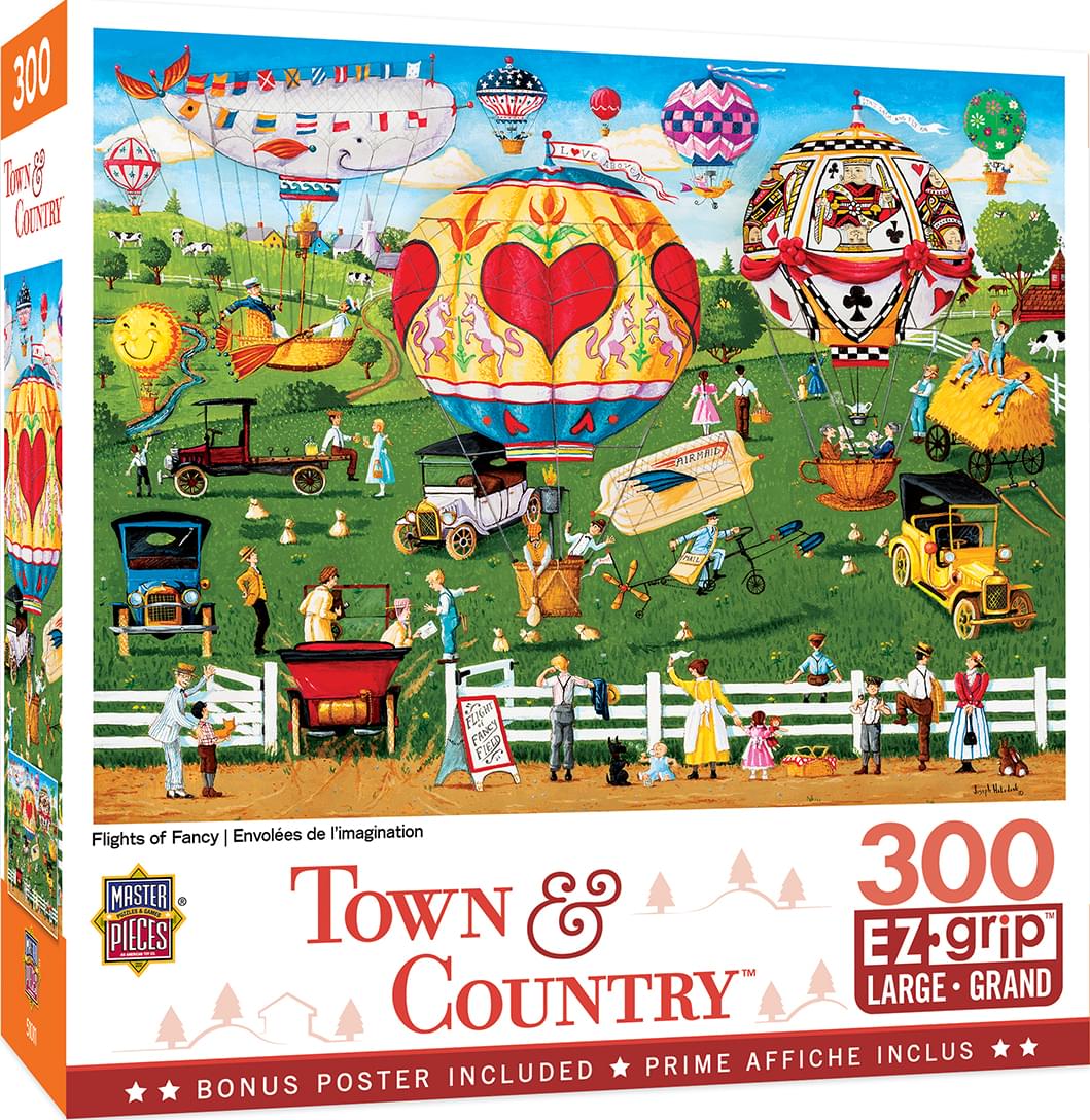 Flights of Fancy 300 Piece Large EZ Grip Jigsaw Puzzle