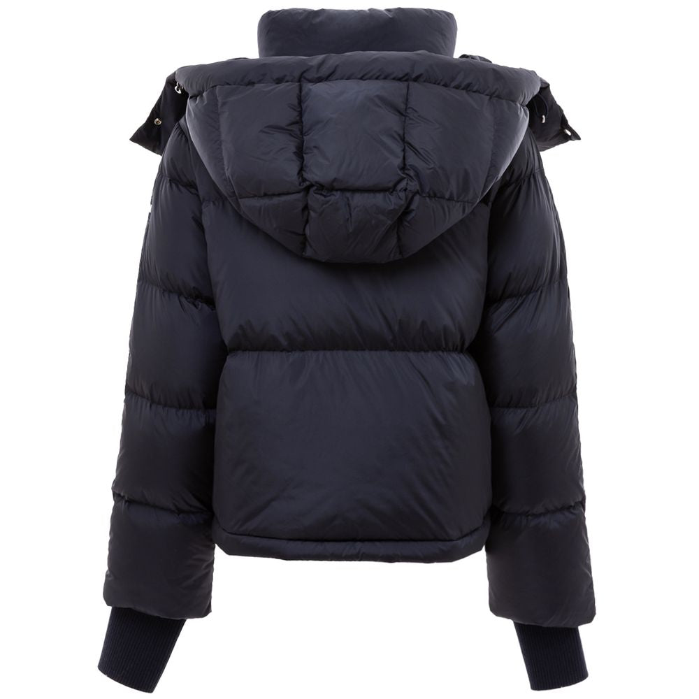 Blue Polyamide Jackets & Coat