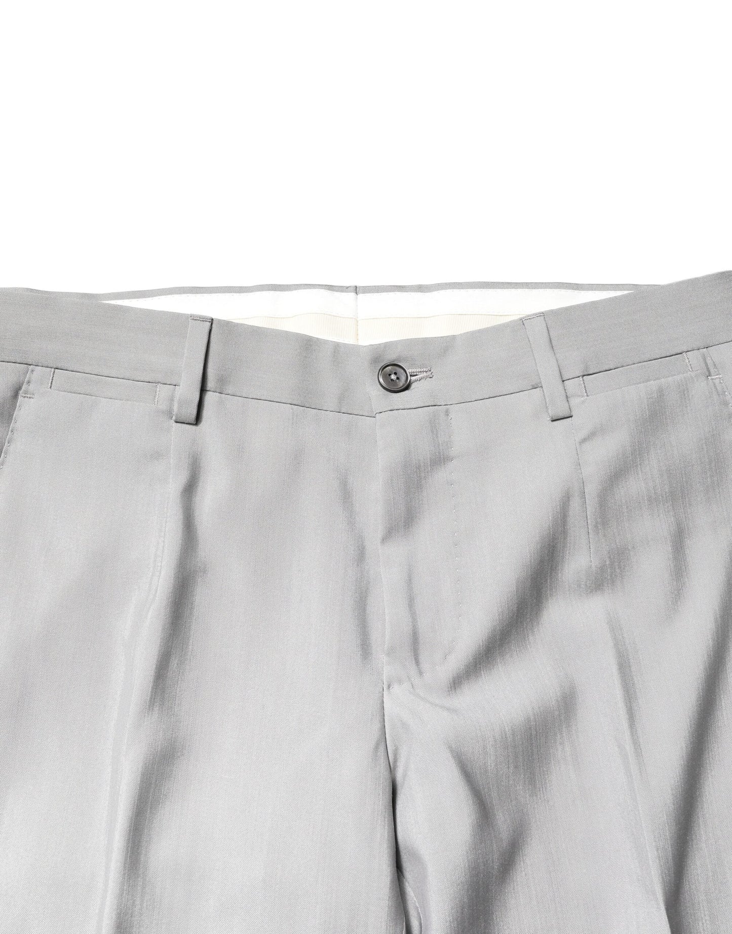 Light Gray Wool GOLD 2 Piece Formal Suit