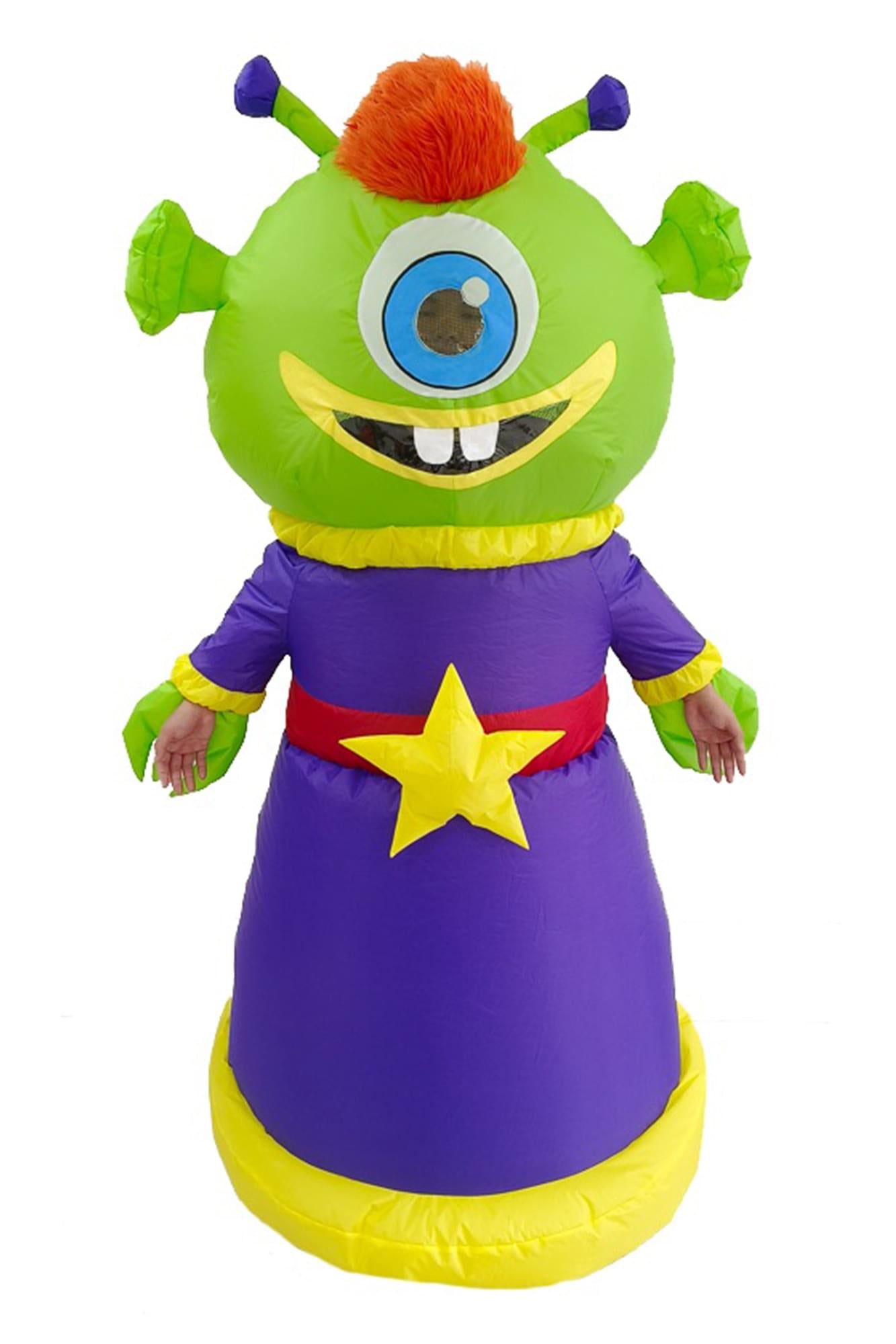 Space Alien Adult Inflatable Costume | One Size