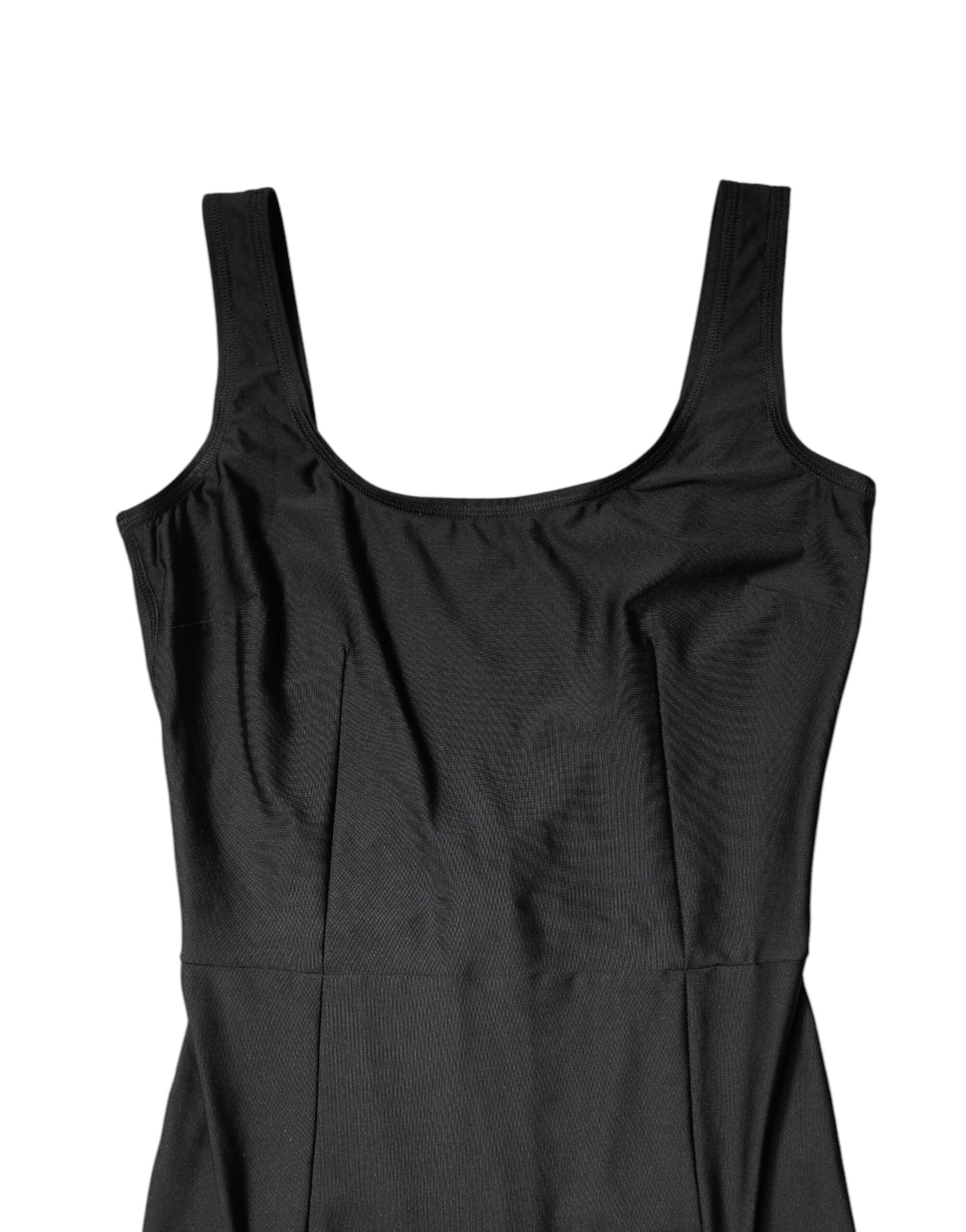 Black Sleeveless Bodycon Women Jumpsuit Dress