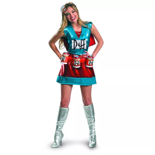 The Simpsons Duffwoman Deluxe Adult Costume Small 4-6