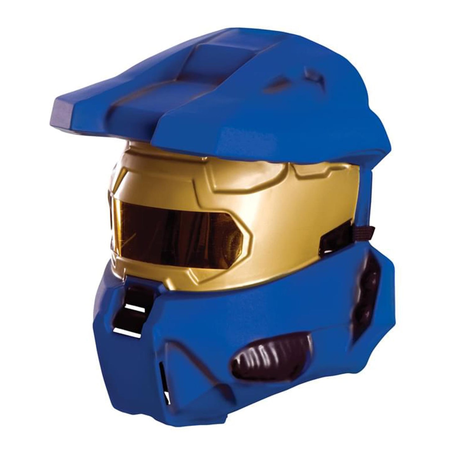 Halo Blue Spartan Costume Half Mask Adult One Size