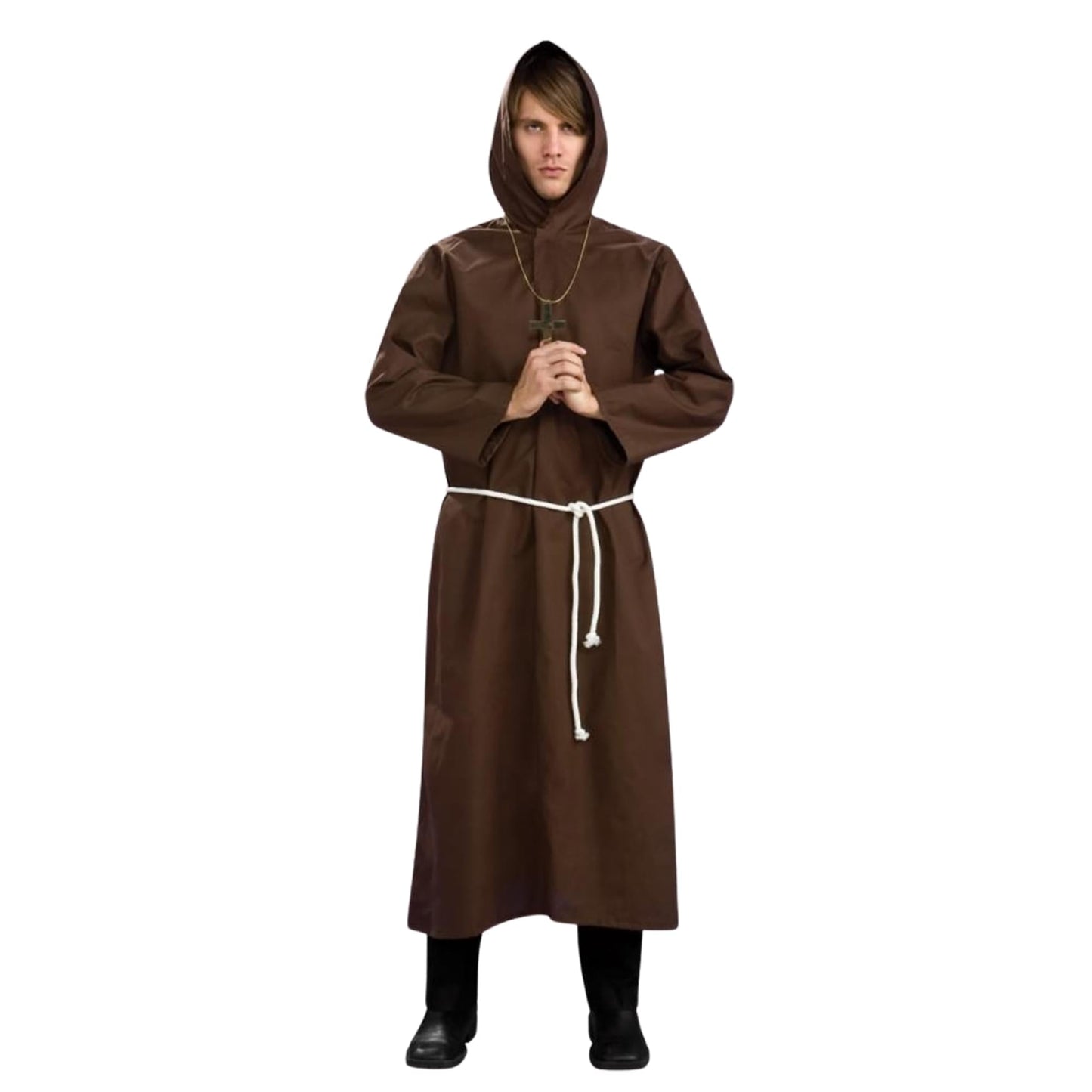 Brown Monk Robe Costume Adult Standard