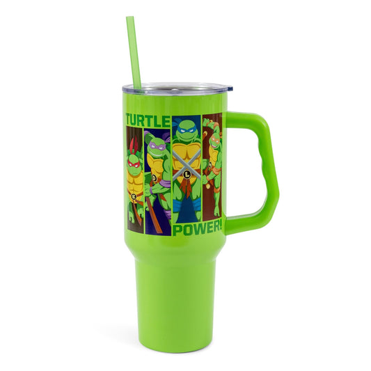 Teenage Mutant Ninja Turtles "Turtle Power" Stainless Steel Tumbler With Handle
