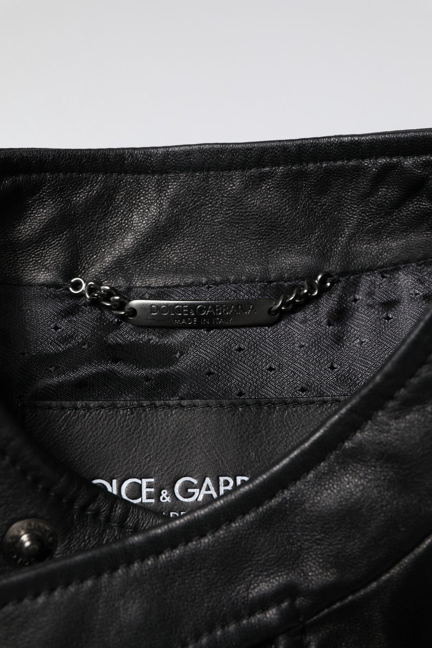 Black Sheep Leather Biker Full Zip Jacket