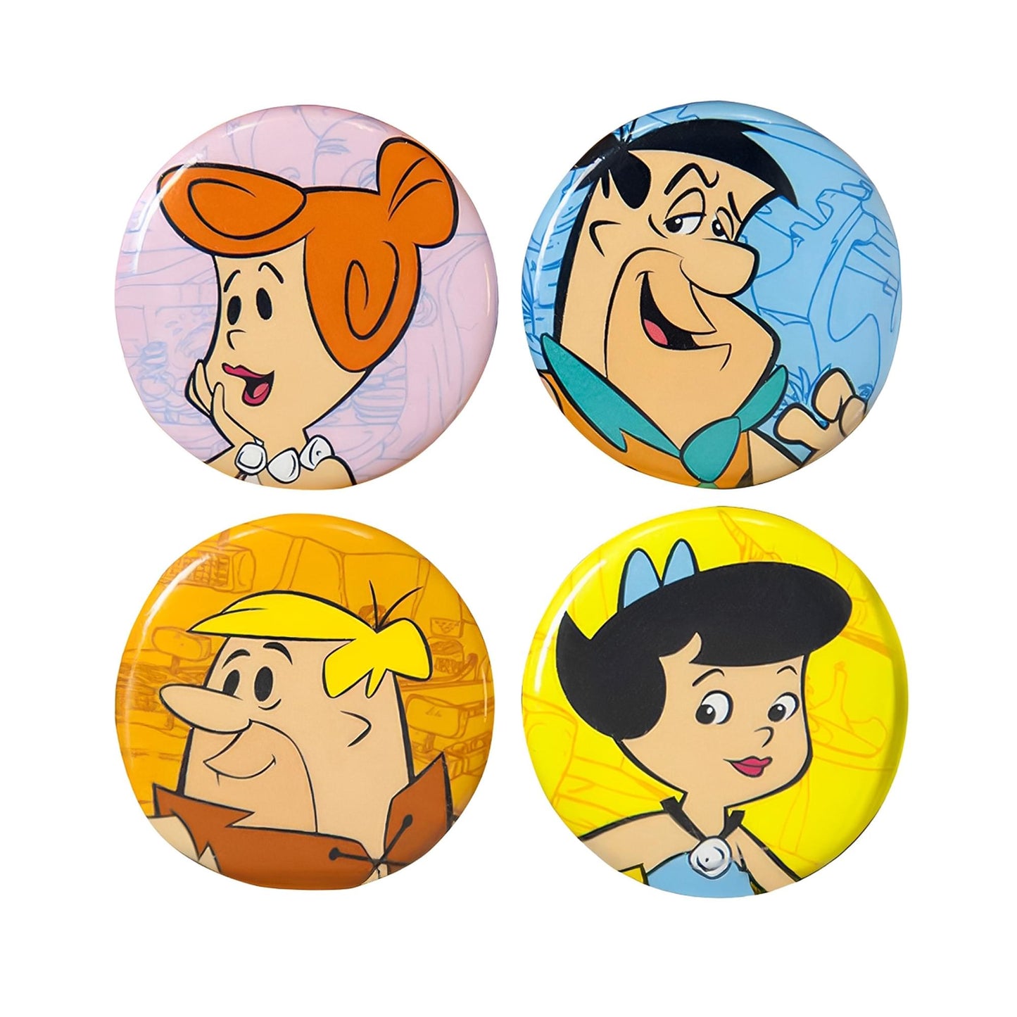 Hanna-Barbera The Flintstones Magnet 4-Pack