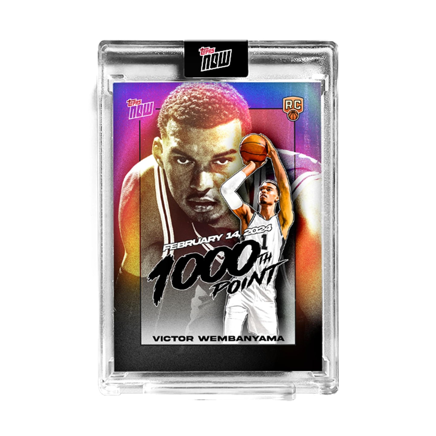 NBA 2023-24 Topps NOW Basketball Card | VW-1 Victor Wembanyama