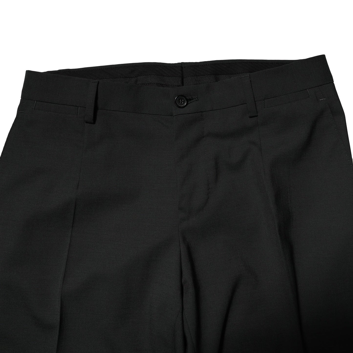 Black Wool 2 Piece Single Breasted Suit