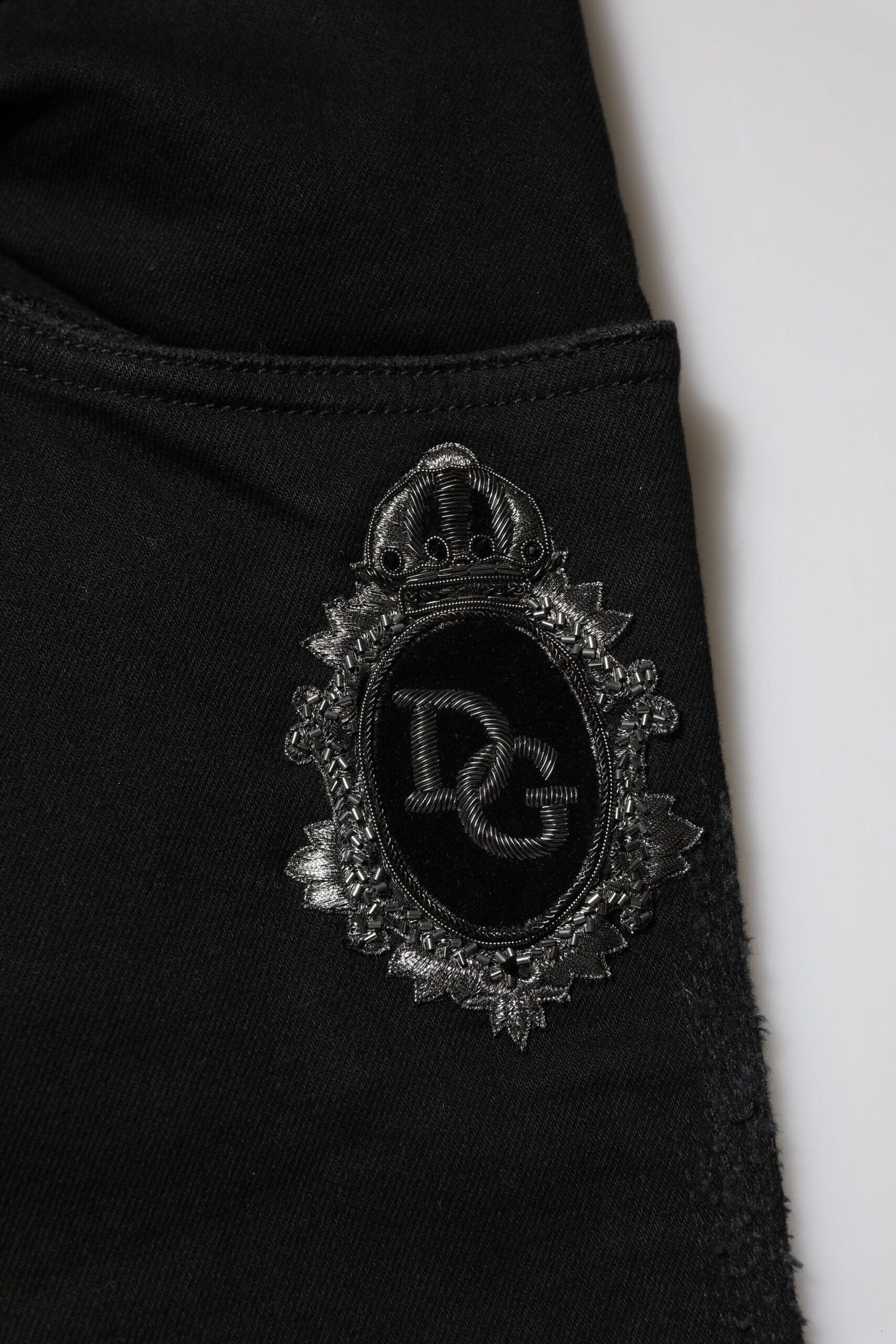 Black Cotton Skinny Men Denim Jeans