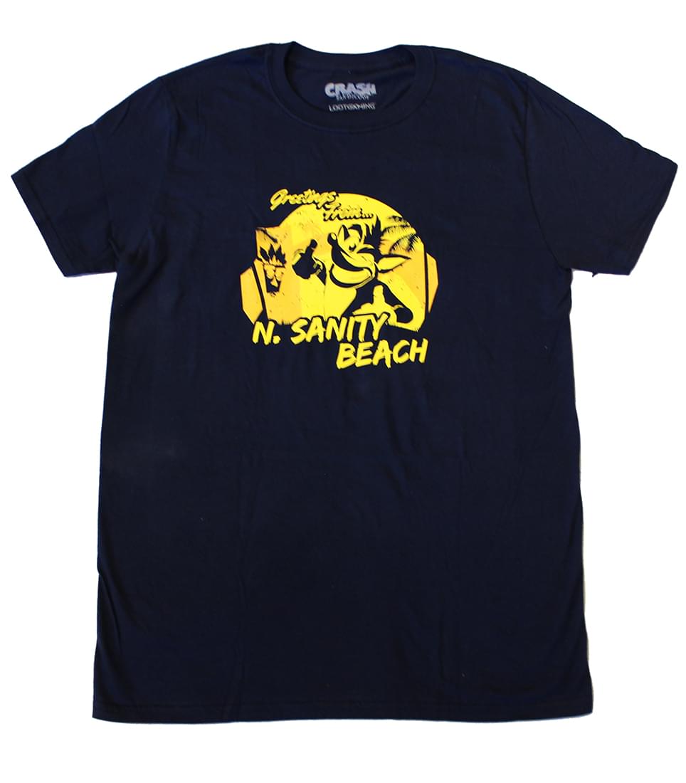 Crash Bandicoot "N.Sanity Beach" Adult T-Shirt (Loot Crate Exclusive) - Medium