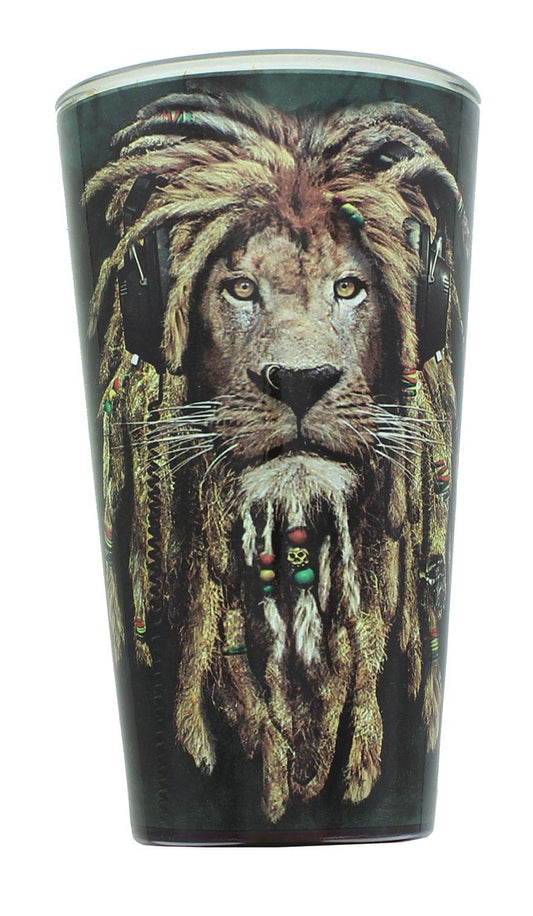 Reggae Jahman Lion 16oz Pint Glass