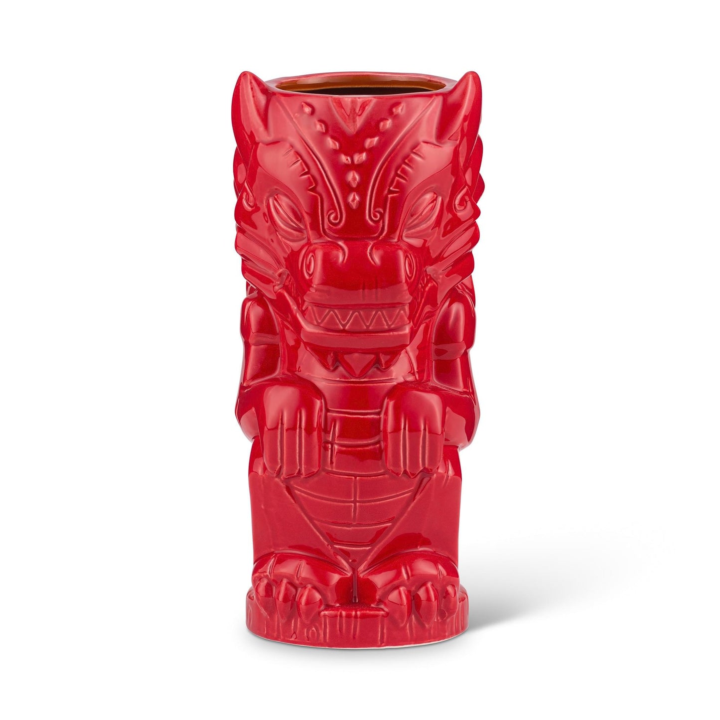 Geeki Tikis Red Dragon Fantasy Mug | Ceramic Tiki Style Cup | Holds 17 Ounces