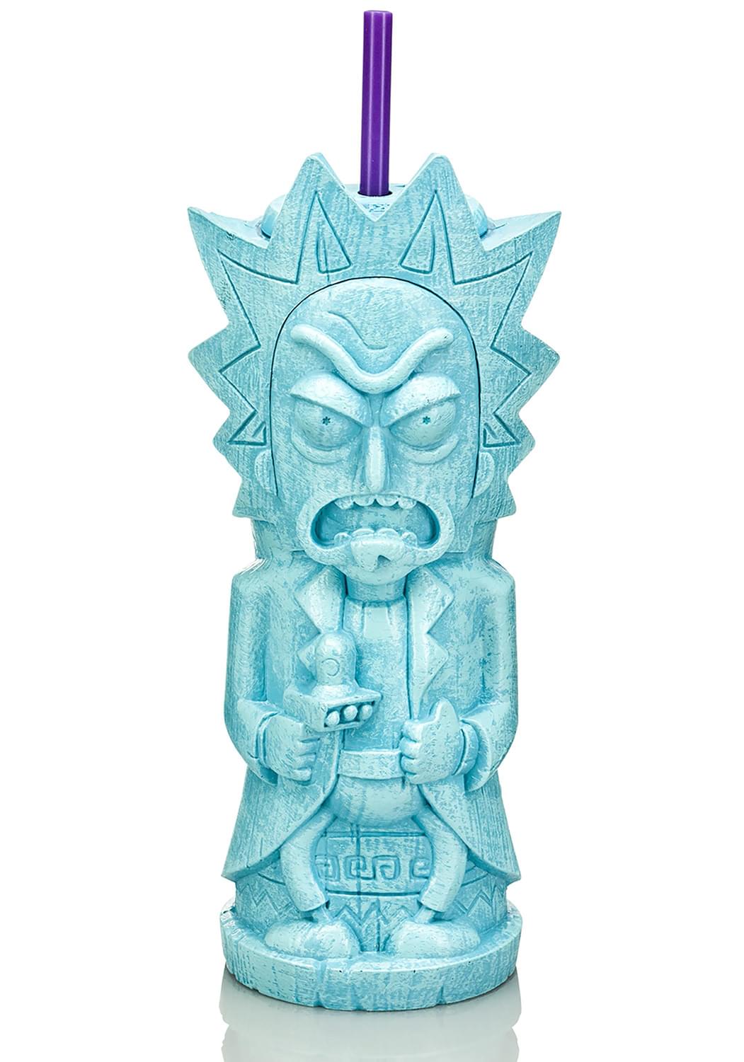 Geeki Tikis Rick and Morty Plastic Tumbler | Rick | Holds 25 Ounces