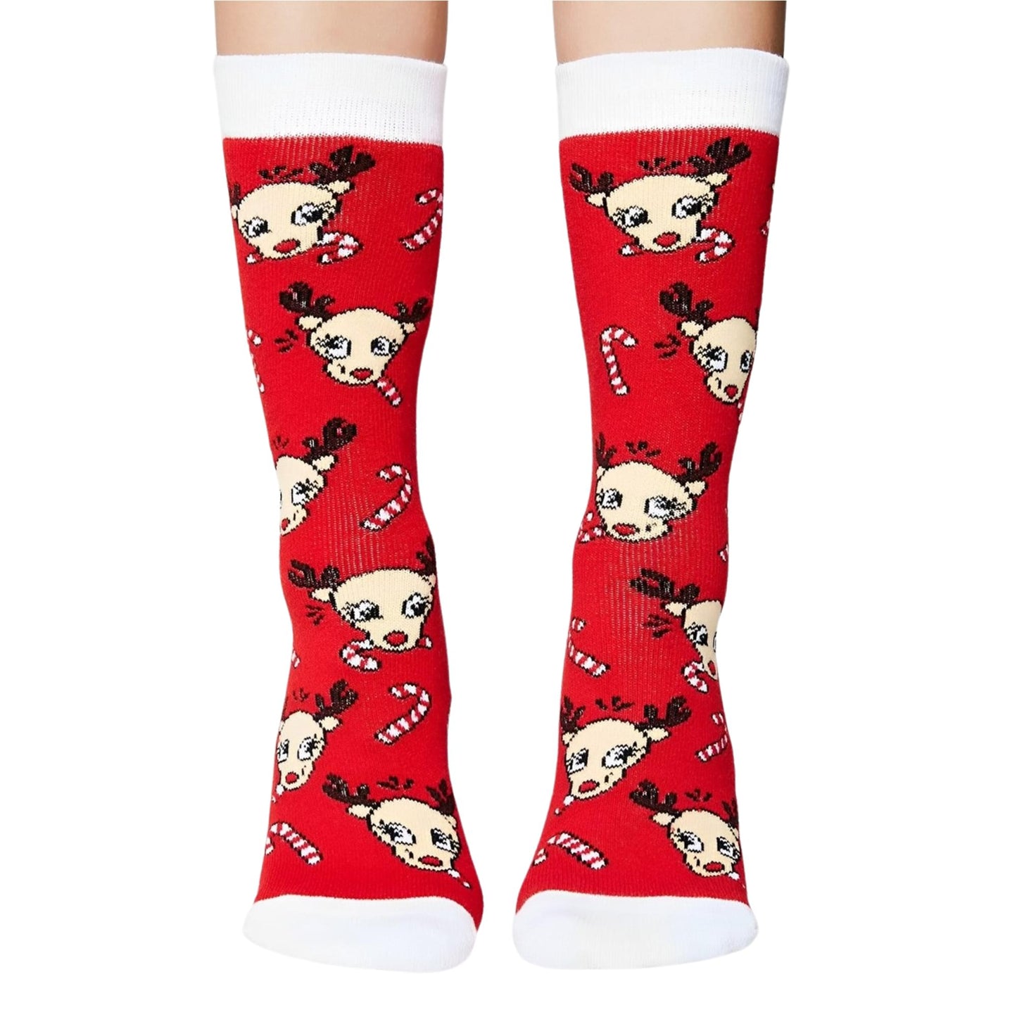 Reindeer Peppermint Scented Socks