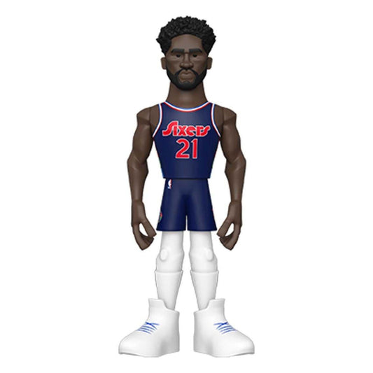Philadelphia 76ers NBA Funko Gold 5 Inch Vinyl Figure | Joel Embiid CHASE