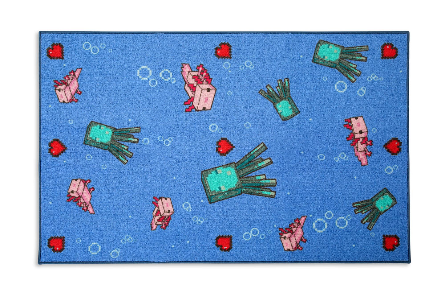 Minecraft Underwater Printed Area Rug | 60 x 39 Inches