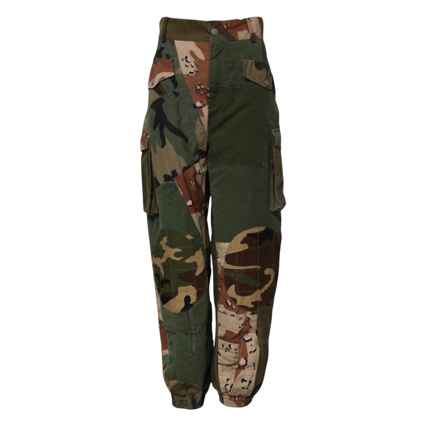 Multicolor Camouflage Cargo Pants