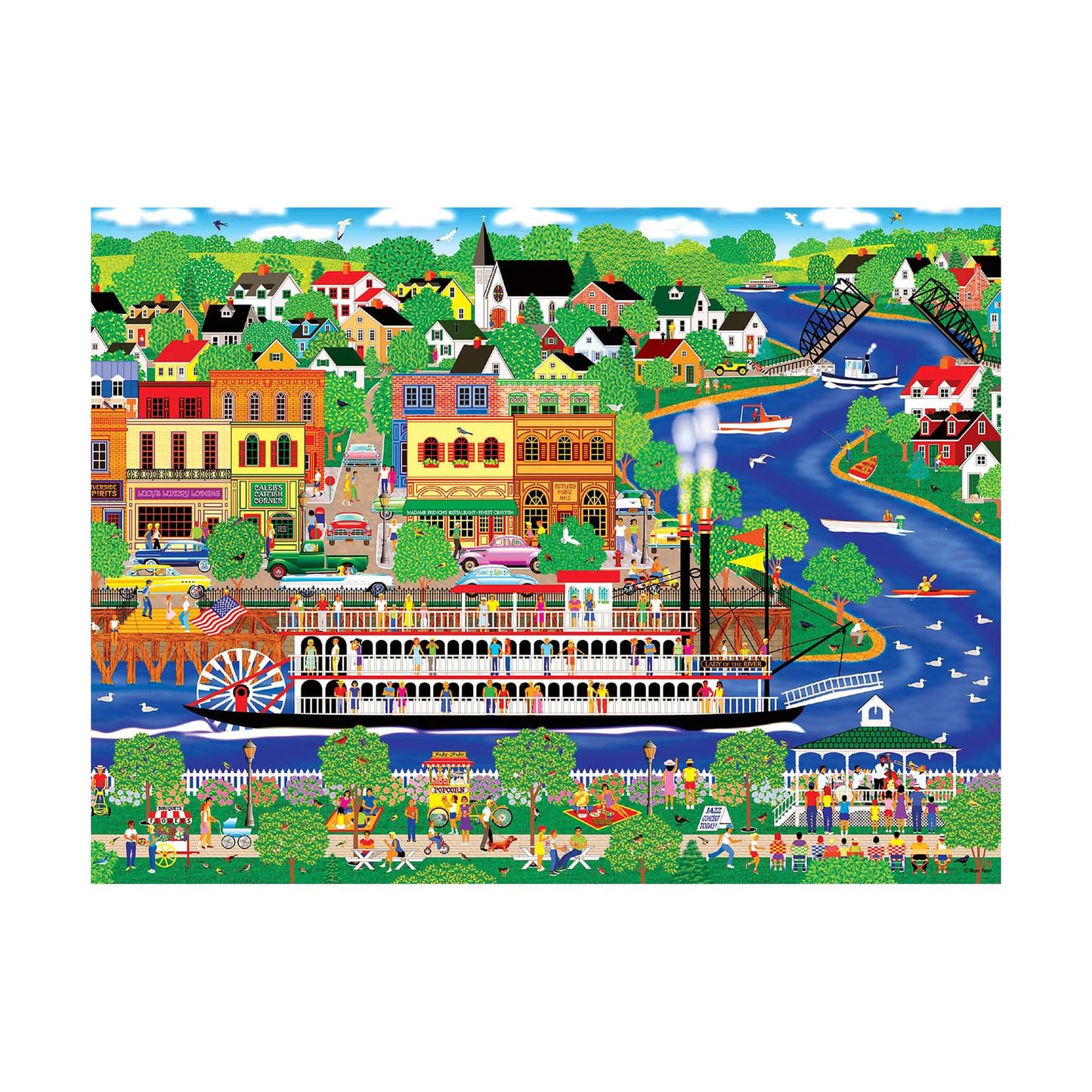 Lady of the River 1000 Piece Jigsaw Puzzle