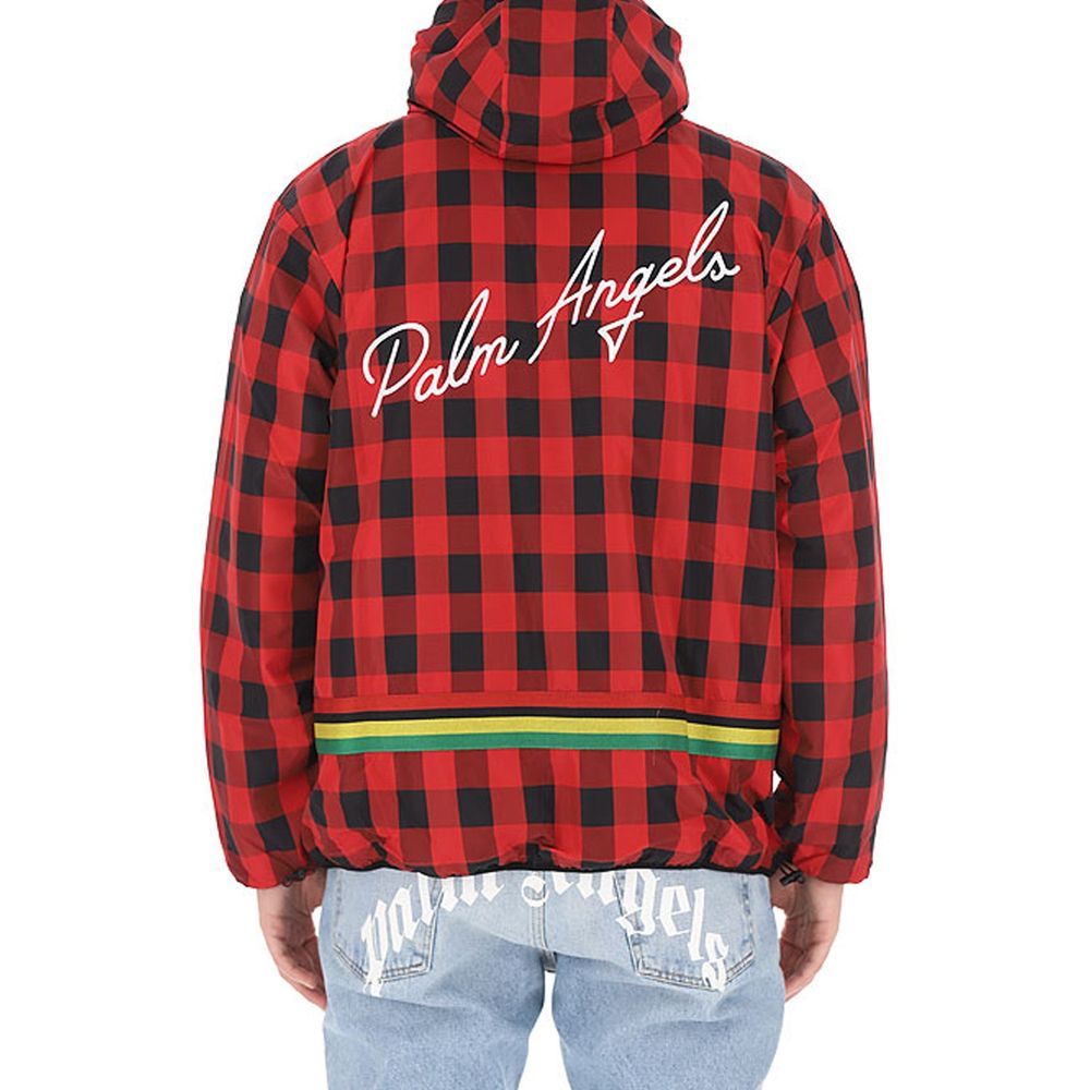 Checked Windbreaker Jacket