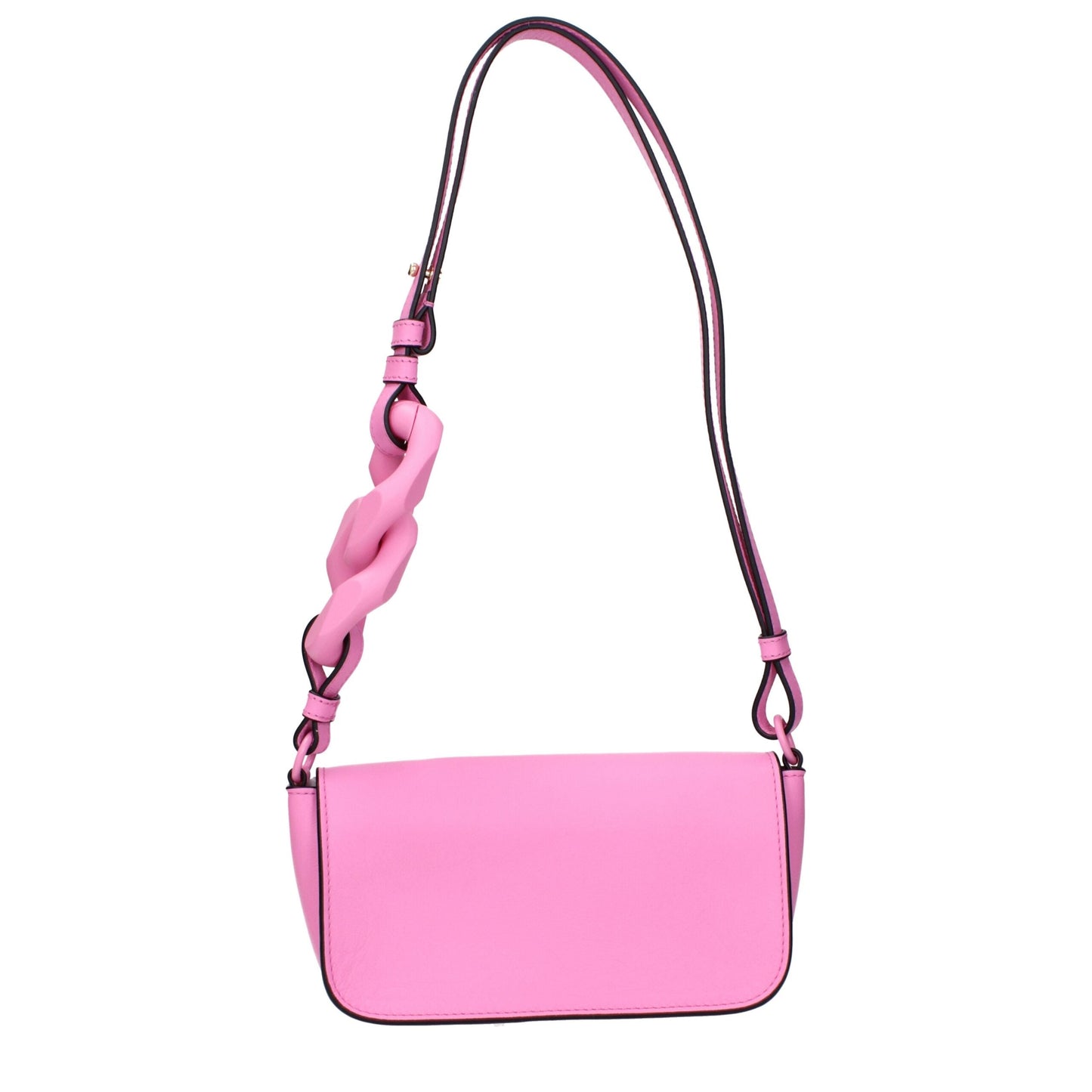 Pink Leather Shoulder Bags