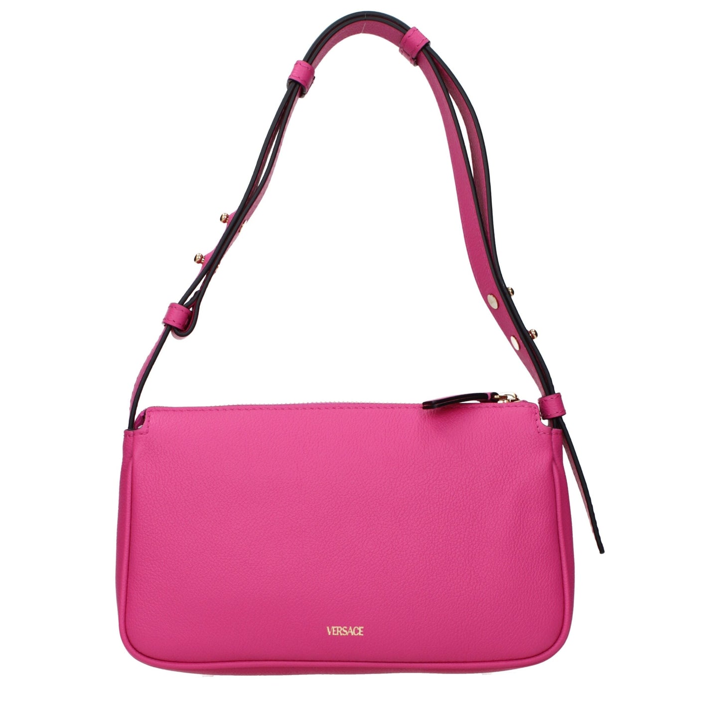Pink Leather Shoulder Bags
