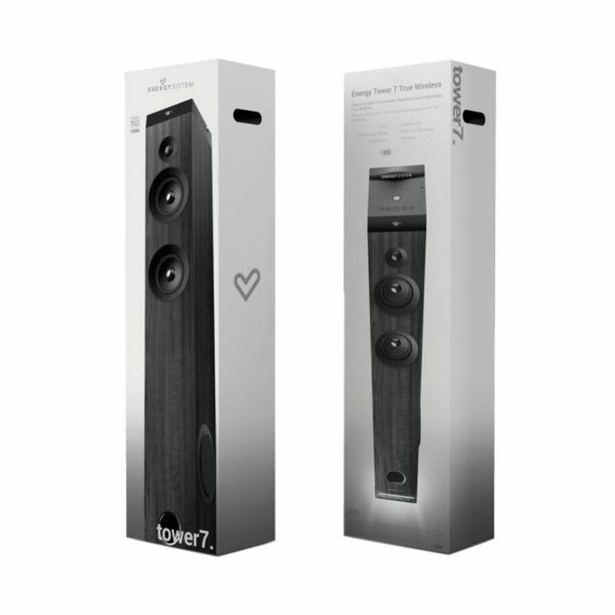 Bluetooth Sound Tower Energy Sistem Tower 7 True LED Micro SD USB 100W Black 100 W