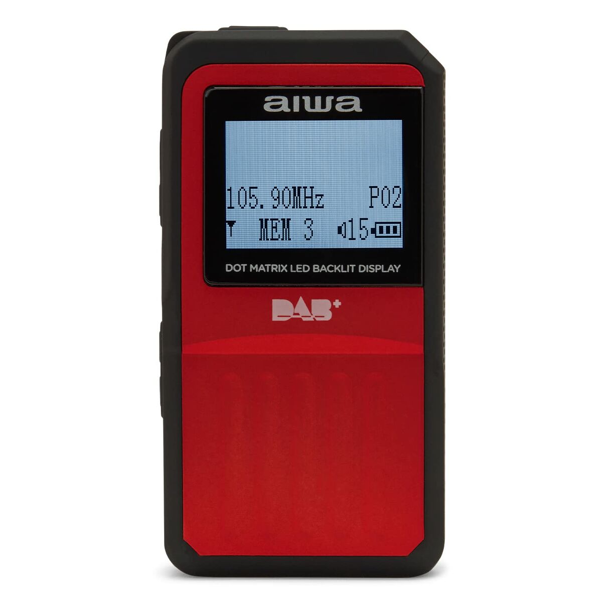 Transistor Radio Aiwa RD20DABRD ROJA Red FM DAB+