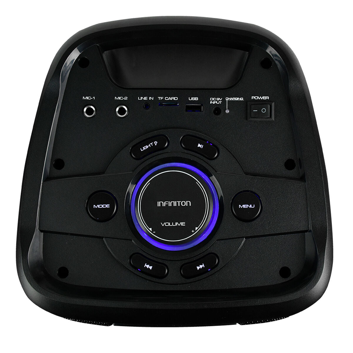 Portable Bluetooth Speaker with Microphone Infiniton K91 Black 90 W Multicolour