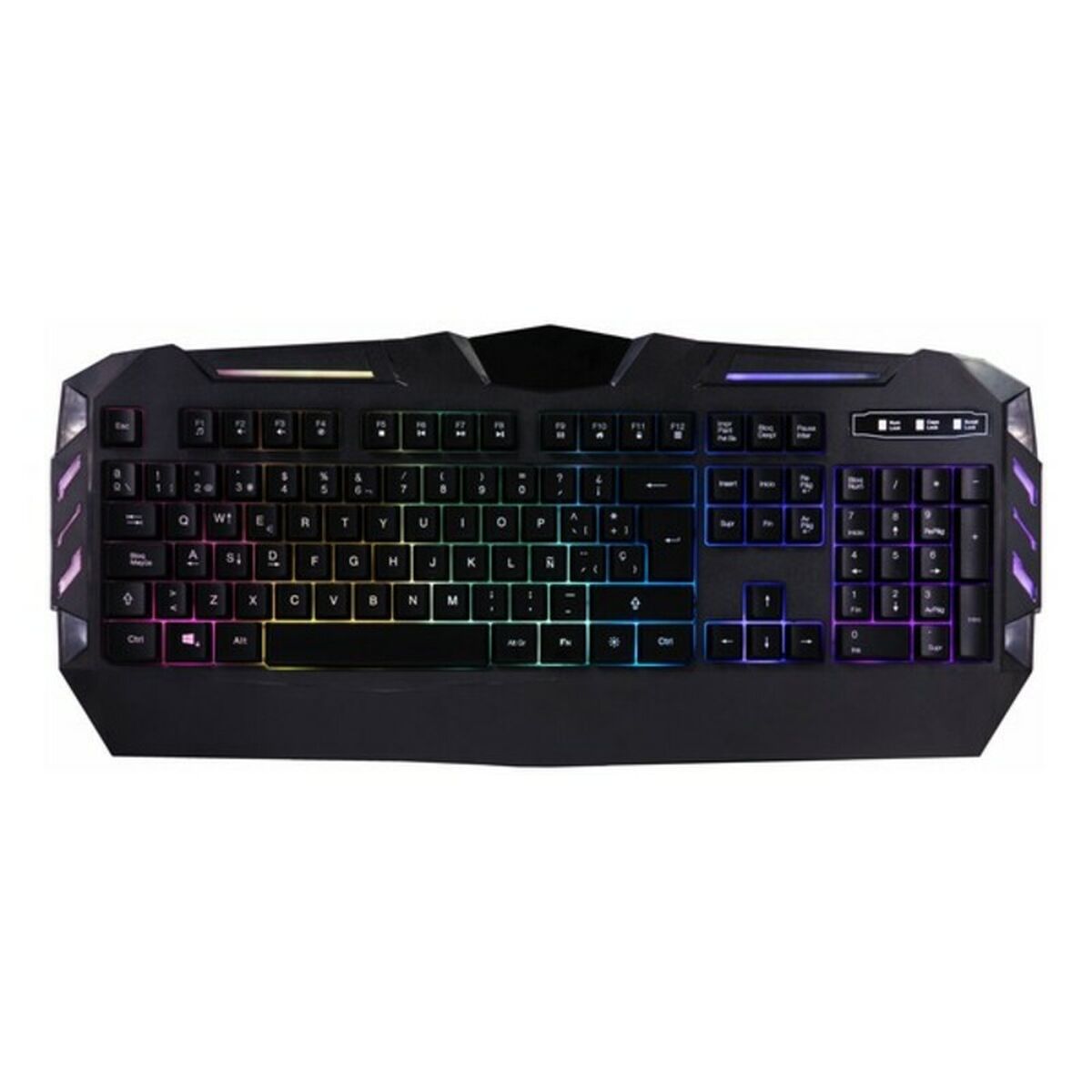 Gaming Keyboard CoolBox DeepColorKey Spanish Qwerty QWERTY