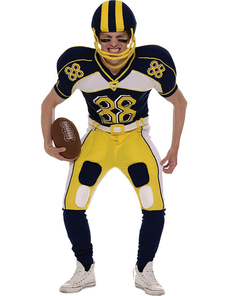 American Football Player Adult Costume, X-Large