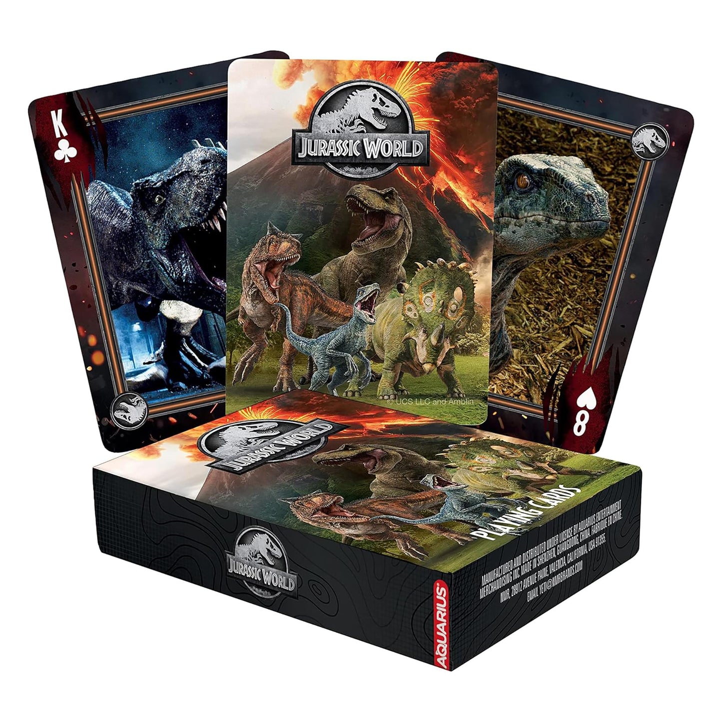 Jurassic World Playing Cards