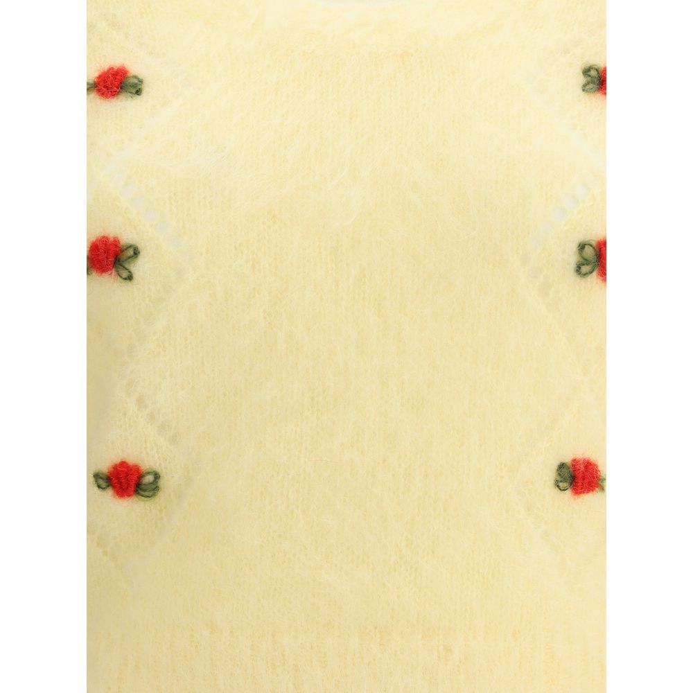 Short sleeve mohair Sweater