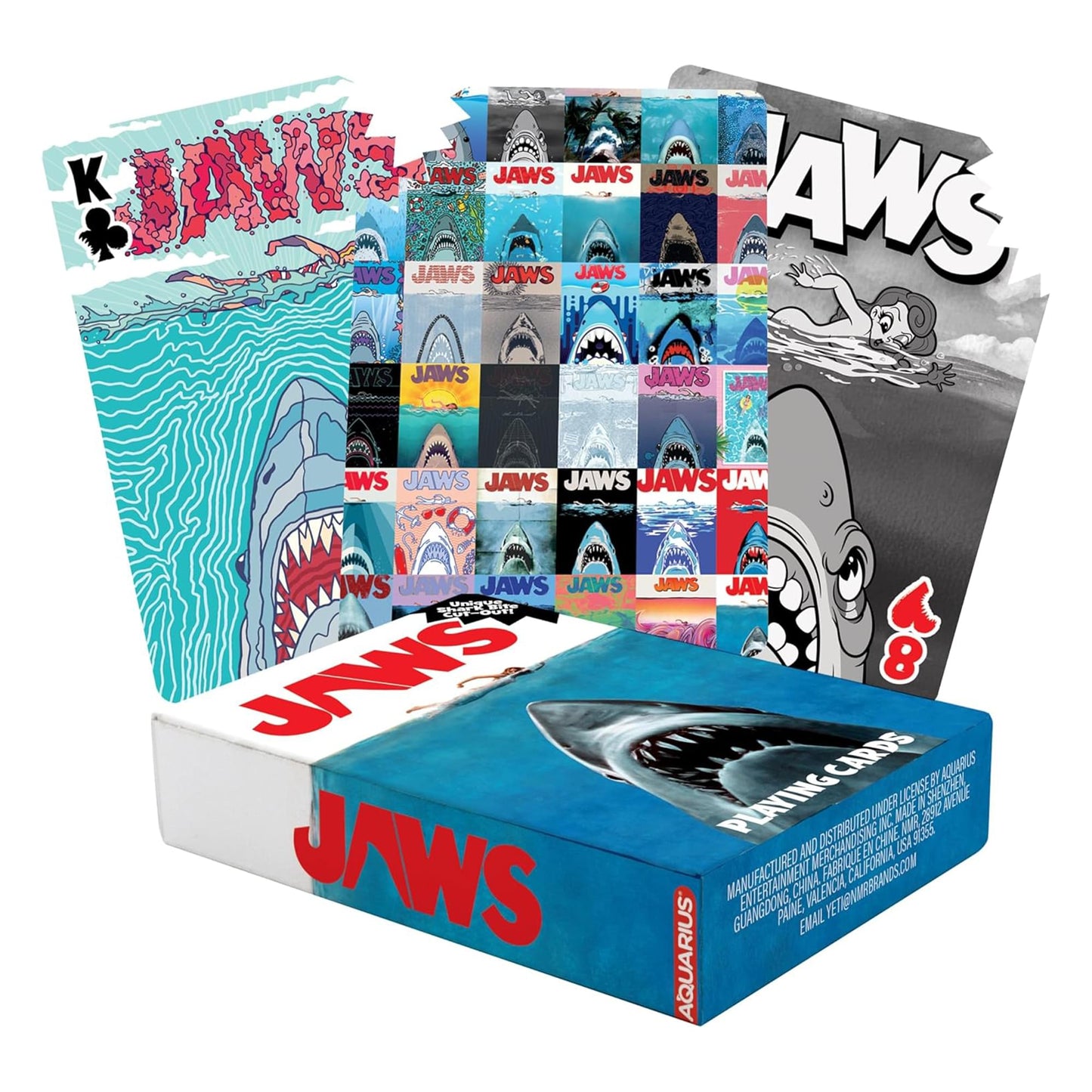 JAWS 50th Anniversary Movie Posters Playing Cards