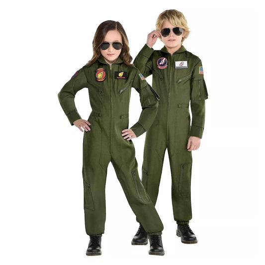 Top Gun: Maverick Child Flight Suit Costume | Large