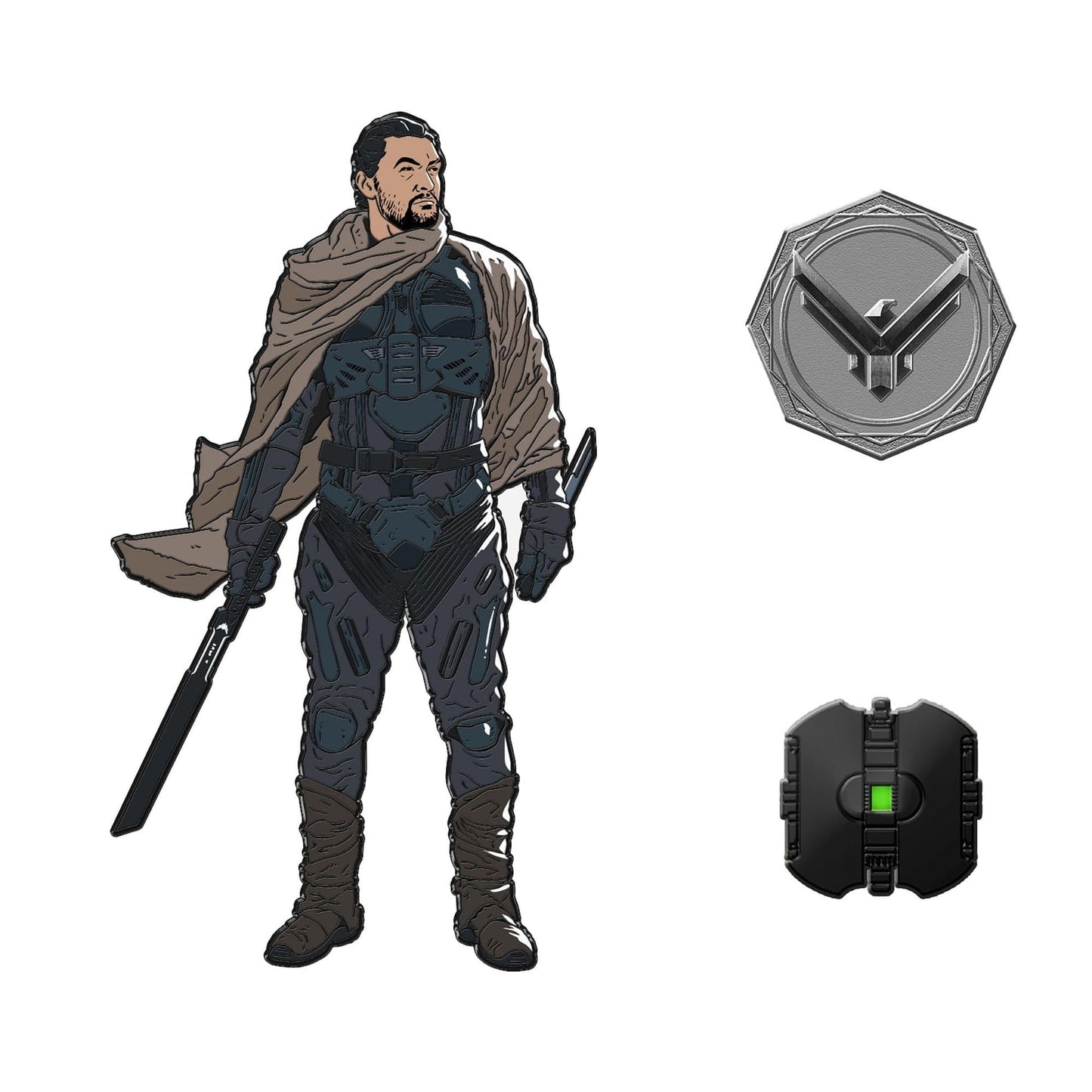 Dune Duncan Idaho 3 Piece Deluxe Enamel Pin Set