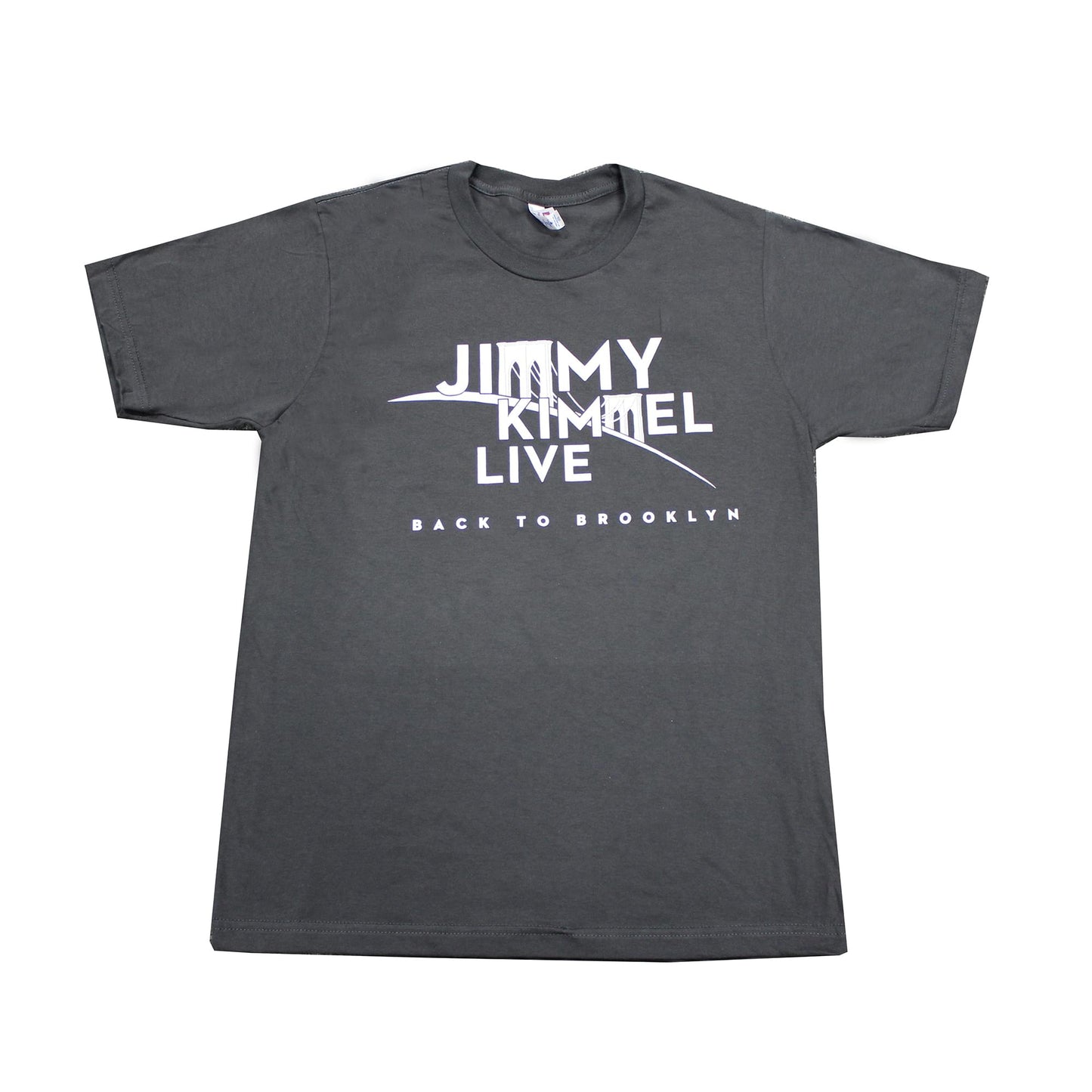 Jimmy Kimmel Live! Brooklyn Charcoal Tee Shirt | Adult Medium