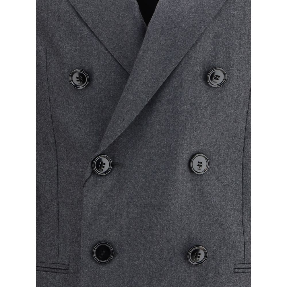Double-breasted Blazer in Virgin Wool