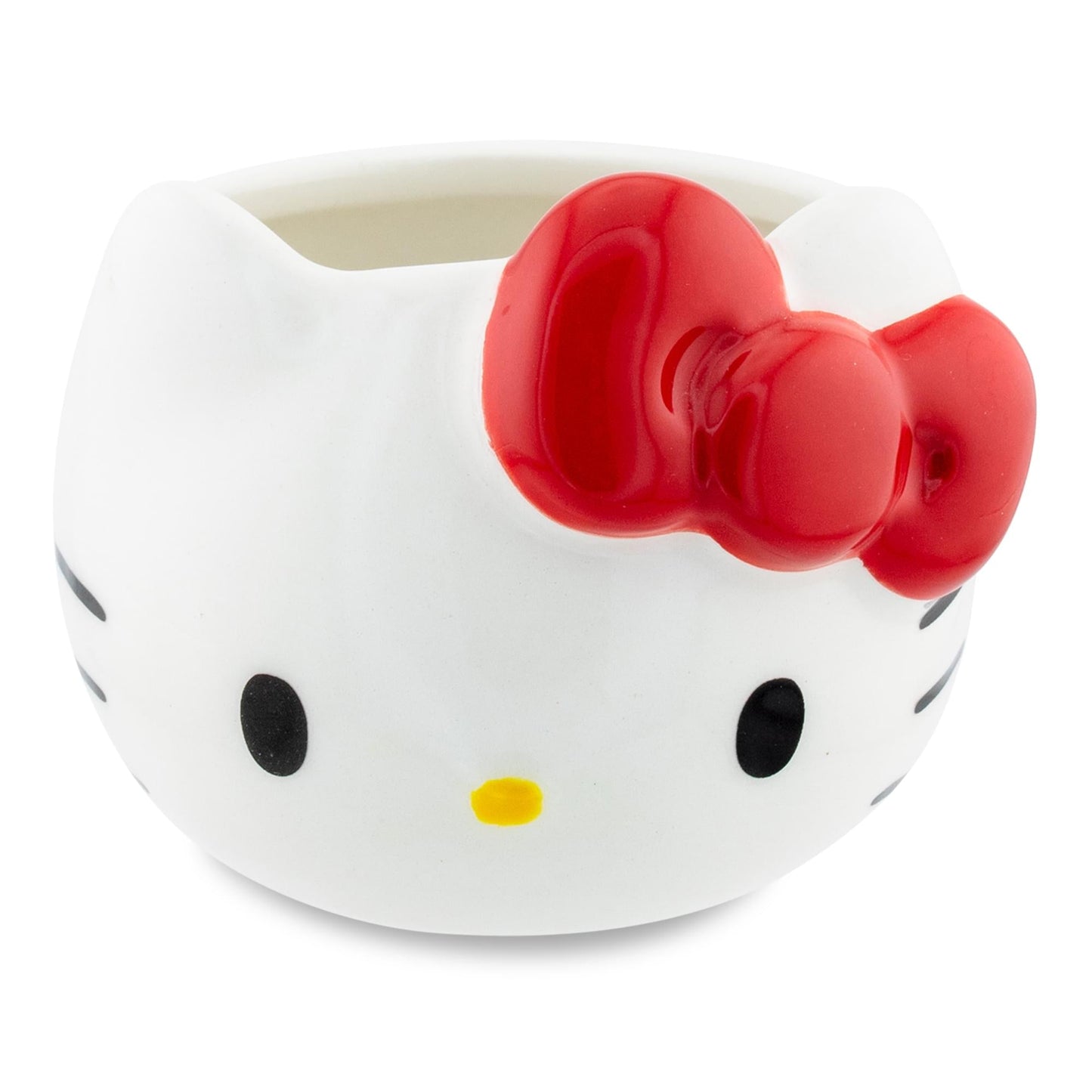 Sanrio Hello Kitty Red Bow Sculpted Ceramic Mini Mug | Holds 3 Ounces